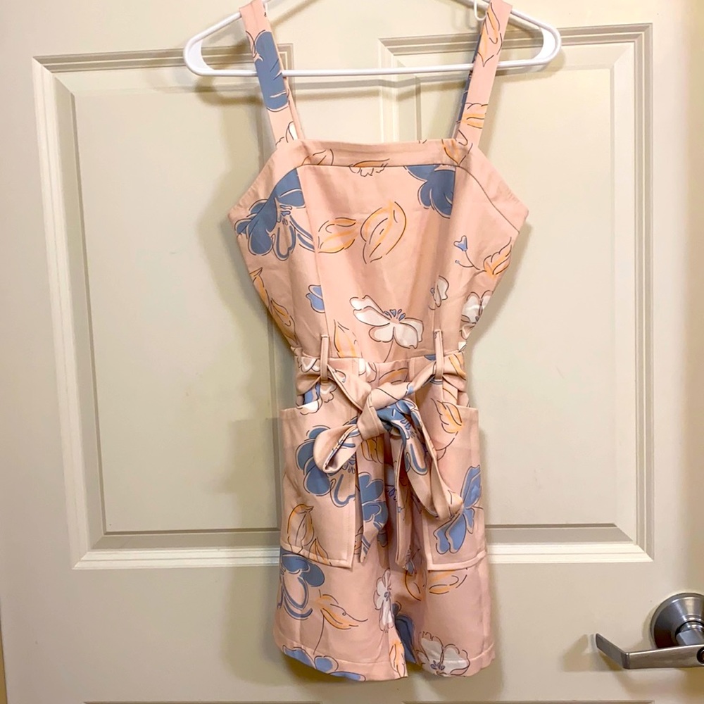 Floral Romper with Pockets